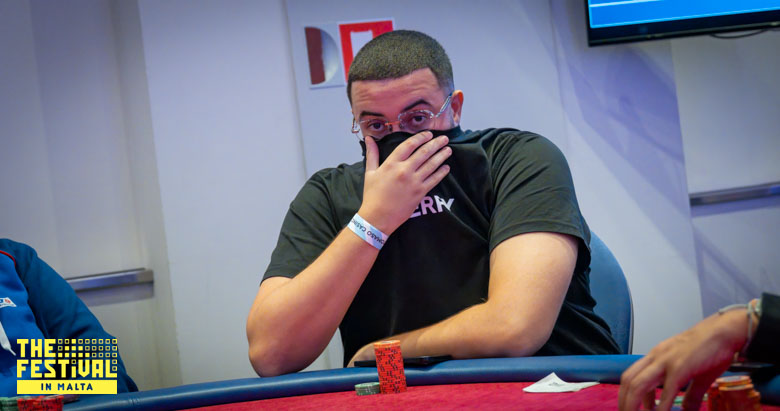 Roller Noamane Boukhari playing the NLH High at The Festival Malta