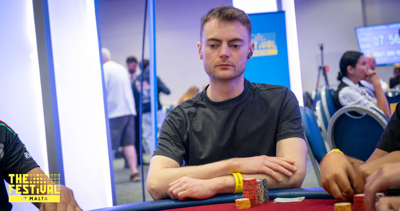 Dylan Peter Codd playing the Texas Mystery Bounty Day 1B at The Festival Malta