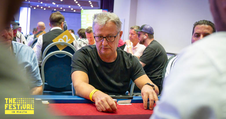 Fabrizio Nobile playing the Texas Mystery Bounty Day 1B at The Festival Malta
