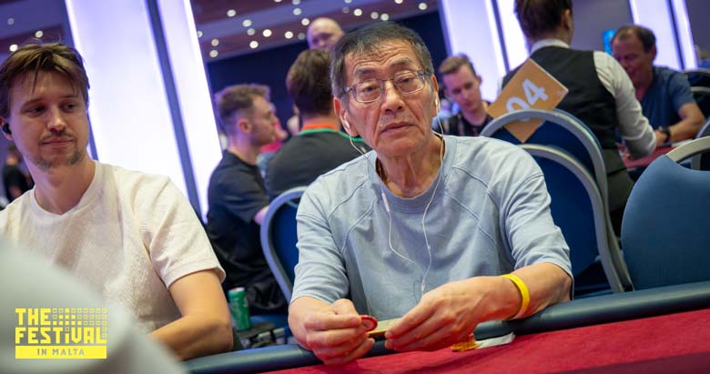 Jiany Lu playing the Texas Mystery Bounty Day 1B at The Festival Malta