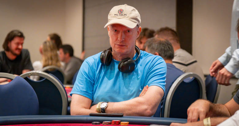 Andrew Jonathan Ward playing the The Hendon Mob Championship Day 1A at The Festival Malta