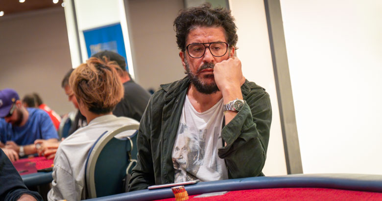 Bassem Jean Aslan playing the The Hendon Mob Championship Day 1A at The Festival Malta