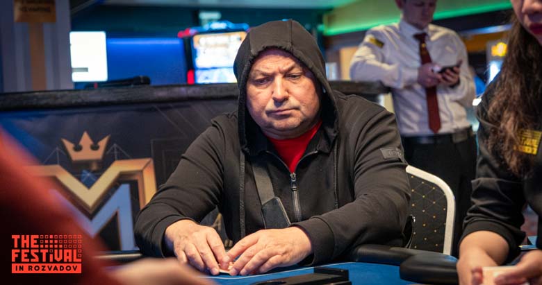 Game Volodymyr Khakhula playing the 8 at The Festival Rozvadov