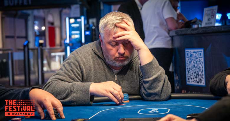 Game Yurii Rassamakin playing the 8 at The Festival Rozvadov