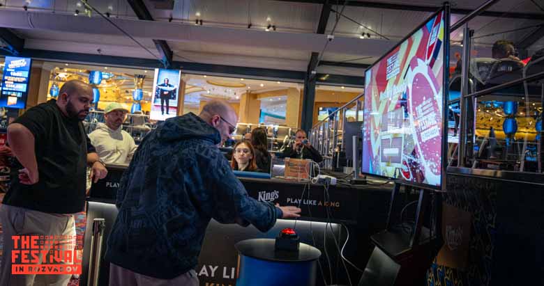 Poker action during the Bounty Hunter Days Mystery Bounty Final Day at The Festival Rozvadov