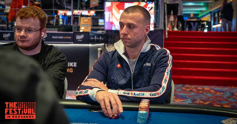 Attila Ivacson playing the Bounty Hunter Days Mystery Bounty Final Day at The Festival Rozvadov
