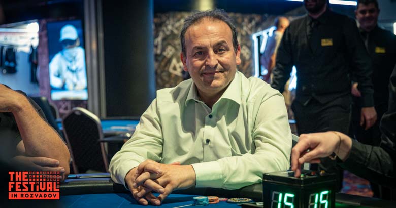 Francesco Senna playing the Bounty Hunter Days Mystery Bounty Final Day at The Festival Rozvadov