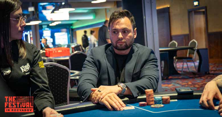 Hans Christian Toftesund playing the Bounty Hunter Days Mystery Bounty Final Day at The Festival Rozvadov