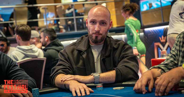 Nicolas Laurent Feuille playing the Bounty Hunter Days Mystery Bounty Final Day at The Festival Rozvadov