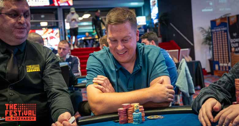 Sebastian Dominik Rebhan playing the Bounty Hunter Days Mystery Bounty Final Day at The Festival Rozvadov