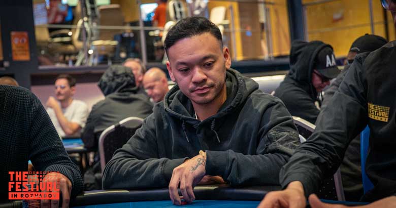 Anh Duc Dang playing the Bounty Hunter Days Mystery Bounty Day 1A at The Festival Weekend Rozvadov