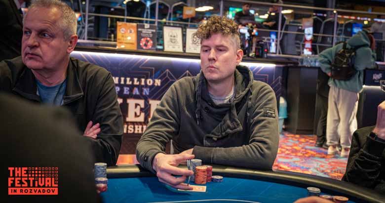 Bo Markus Lindahl playing the Bounty Hunter Days Mystery Bounty Day 1A at The Festival Weekend Rozvadov