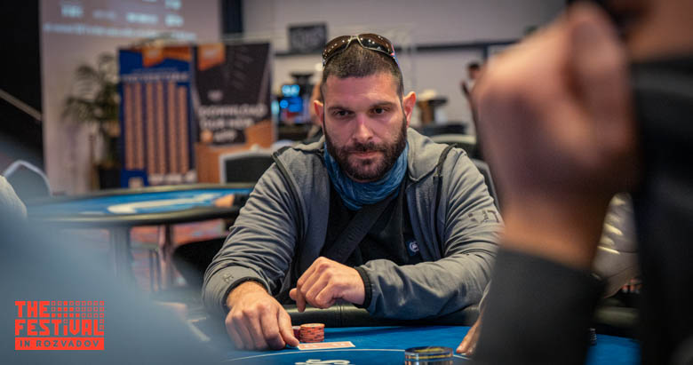 Dobrin Dimitrov Velchev playing the Bounty Hunter Days Mystery Bounty Day 1A at The Festival Weekend Rozvadov