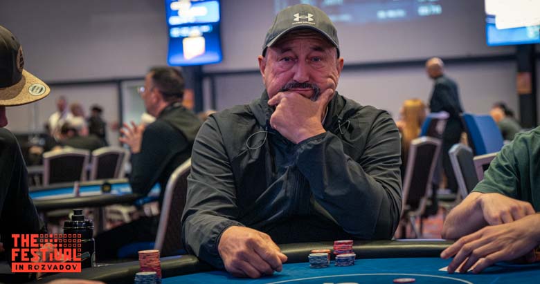 Frano Krolo playing the Bounty Hunter Days Mystery Bounty Day 1A at The Festival Weekend Rozvadov