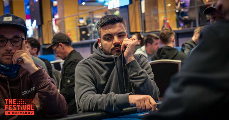 Ilias Alkhechen playing the Bounty Hunter Days Mystery Bounty Day 1A at The Festival Weekend Rozvadov