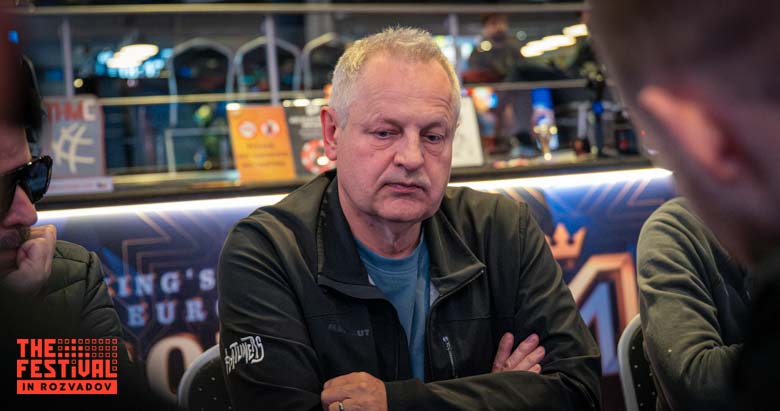 Klaus Bauer playing the Bounty Hunter Days Mystery Bounty Day 1A at The Festival Weekend Rozvadov
