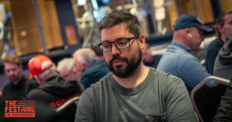 Marcos Andres Del Rio Ruggeri playing the Bounty Hunter Days Mystery Bounty Day 1A at The Festival Weekend Rozvadov