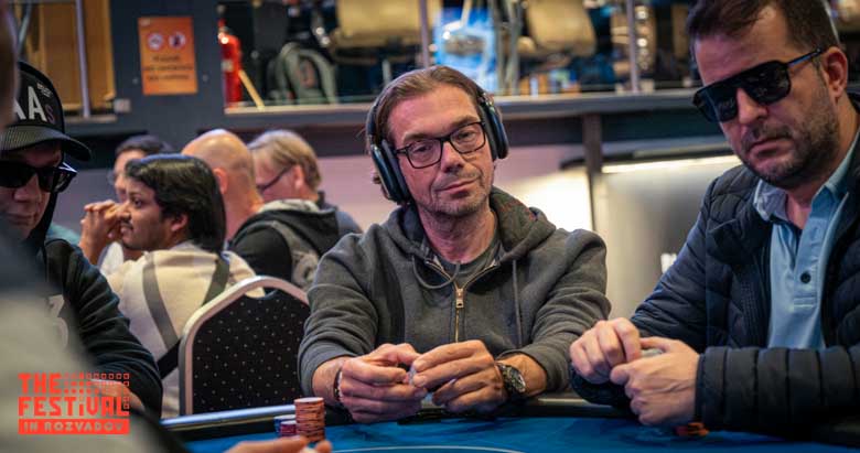 Markus Krebs playing the Bounty Hunter Days Mystery Bounty Day 1A at The Festival Weekend Rozvadov