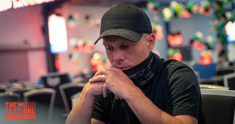 Mattia Joel Jeremy Ruebenstrunk playing the Bounty Hunter Days Mystery Bounty Day 1A at The Festival Weekend Rozvadov