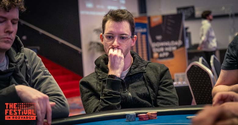 Mykyta Boiko playing the Bounty Hunter Days Mystery Bounty Day 1A at The Festival Weekend Rozvadov
