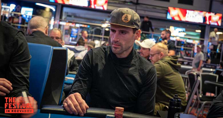 Toms Veinbergs playing the Bounty Hunter Days Mystery Bounty Day 1A at The Festival Weekend Rozvadov
