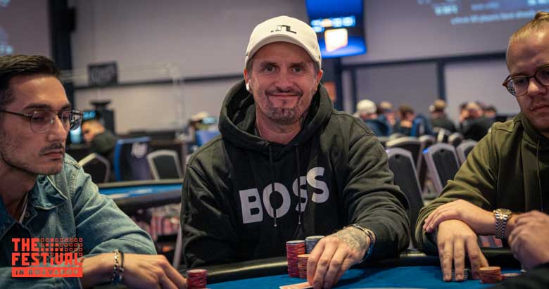Uldis Lejnieks playing the Bounty Hunter Days Mystery Bounty Day 1A at The Festival Weekend Rozvadov