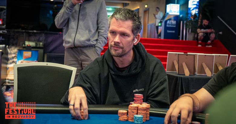 Aaron Sebastian Thiel playing the Bounty Hunter Days Mystery Bounty Day 1C at The Festival Weekend Rozvadov