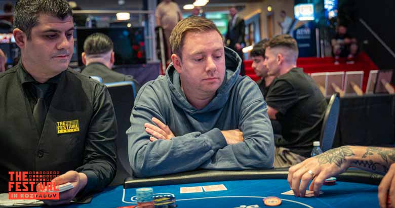 Andre Winkler Arnold playing the Bounty Hunter Days Mystery Bounty Day 1C at The Festival Weekend Rozvadov