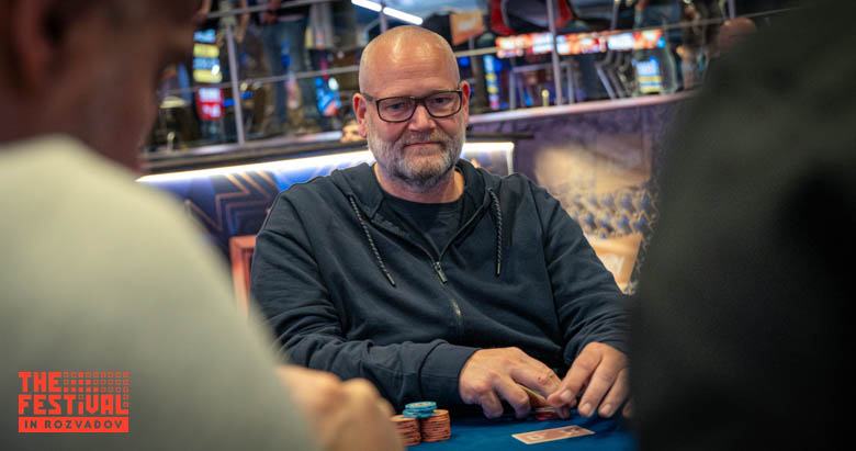 Klaus Omer playing the Bounty Hunter Days Mystery Bounty Day 1C at The Festival Weekend Rozvadov