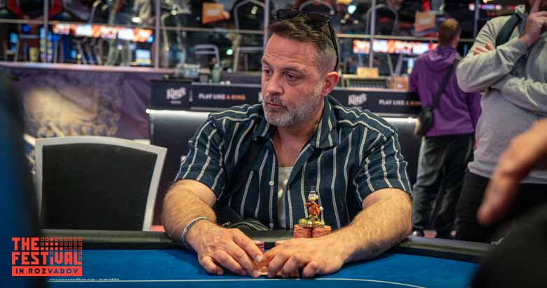 Theofilos Navrosiadis playing the Bounty Hunter Days Mystery Bounty Day 1C at The Festival Weekend Rozvadov