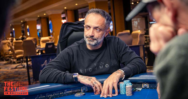 Paul Adrian Covaciu playing the Bounty Hunter Days Mystery Bounty Final Table at The Festival Rozvadov