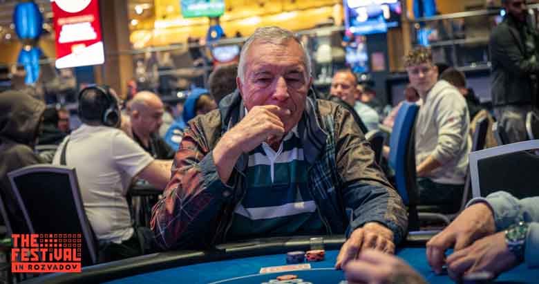 Aristides De Castro Da Silva Couto playing the Main Event Day 1A at The Festival Weekend Rozvadov