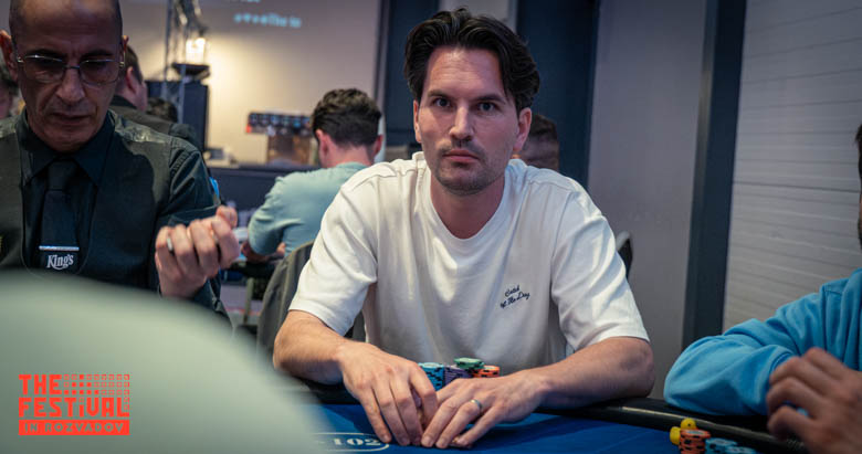 Dwayne Jeremy Maxim Sluis playing the Main Event Day 1A at The Festival Weekend Rozvadov