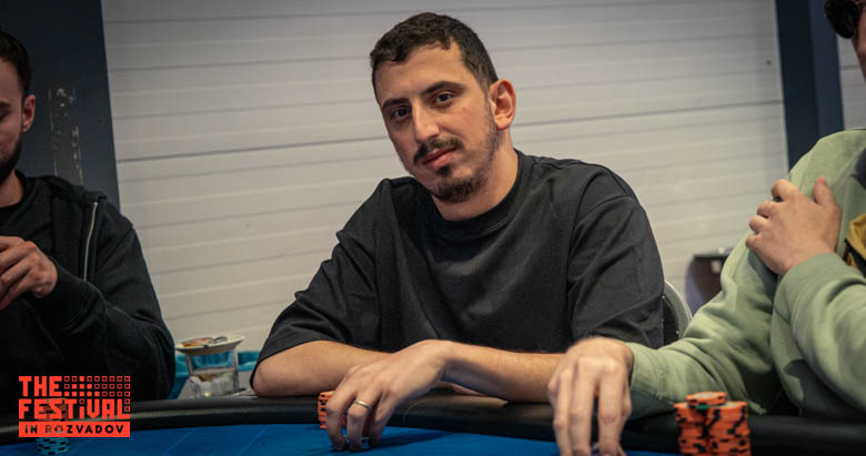 Roi Shlomo Levy playing the Main Event Day 1A at The Festival Weekend Rozvadov