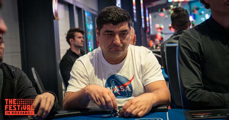 Adrian Radu Opris playing the Main Event Day 1C at The Festival Weekend Rozvadov