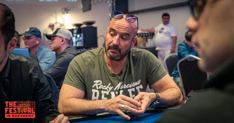 Marco Nicola Cerrato playing the Main Event Day 1C at The Festival Weekend Rozvadov