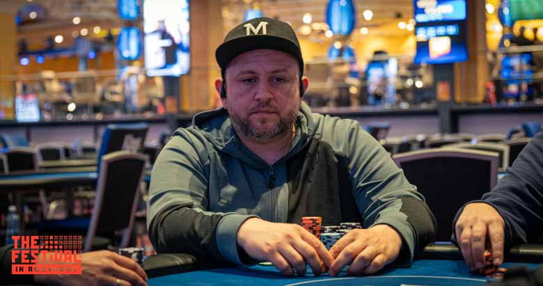 Maximilian Groth playing the Main Event Day 1C at The Festival Weekend Rozvadov