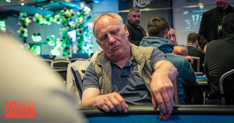 Andreas Ralf Heritz playing the Main Event Day 1D at The Festival Weekend Rozvadov