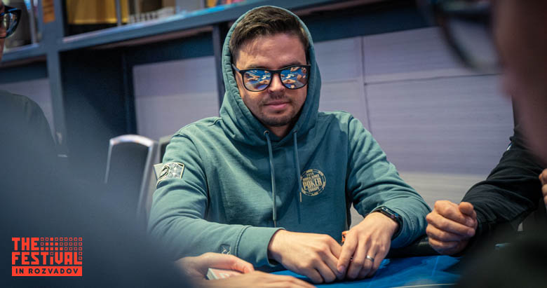 Jaroslav Stulhofer playing the Main Event Day 1D at The Festival Weekend Rozvadov