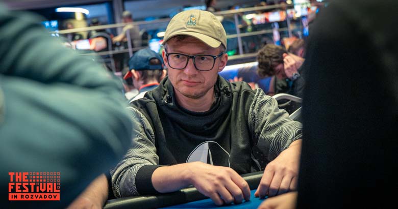 Maciej Michalec playing the Main Event Day 1D at The Festival Weekend Rozvadov