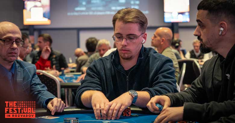 Patrick Brenner playing the Main Event Day 1D at The Festival Weekend Rozvadov