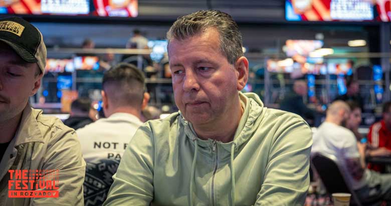 Ronald Jan Woudstra playing the Main Event Day 1D at The Festival Weekend Rozvadov