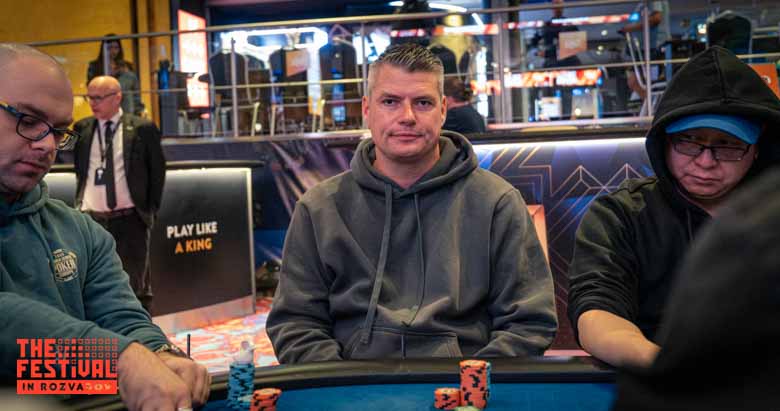 David Kaesler playing the Main Event Day 1F at The Festival Weekend Rozvadov
