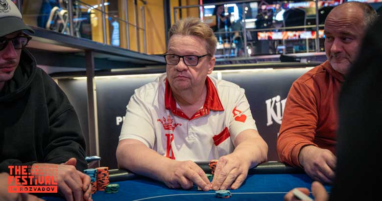 Friedrich Paul Raez playing the Main Event Day 1F at The Festival Weekend Rozvadov
