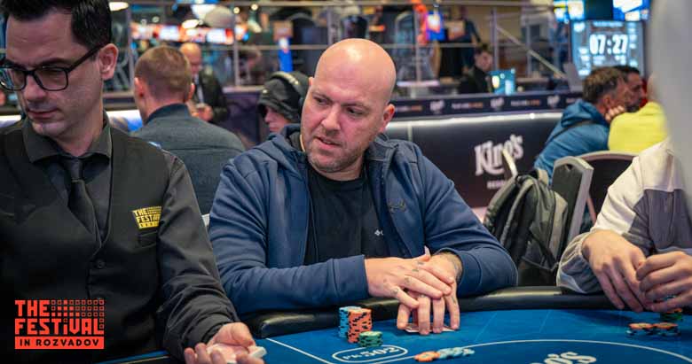 Igor Fleyder playing the Main Event Day 1F at The Festival Weekend Rozvadov