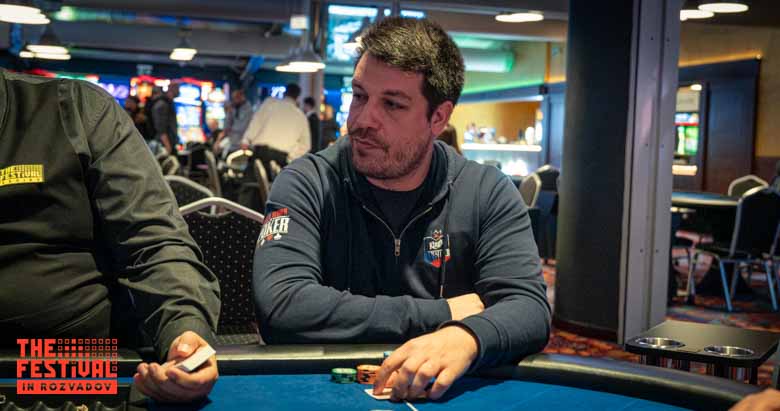 Leonardo Ludovisi playing the Main Event Day 1F at The Festival Weekend Rozvadov