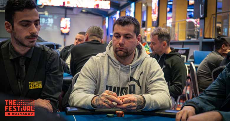 Philippe Lefrancois playing the Main Event Day 1F at The Festival Weekend Rozvadov