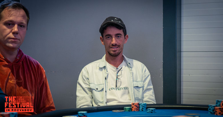 Ariel Yakov Kayat playing the Main Event Day 2 at The Festival Weekend Rozvadov