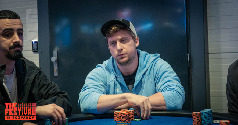Aron Sandor Reisz playing the Main Event Day 2 at The Festival Weekend Rozvadov