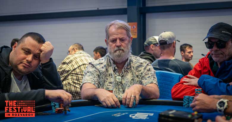 Dan Gunnar Joakim Olin playing the Main Event Day 2 at The Festival Weekend Rozvadov